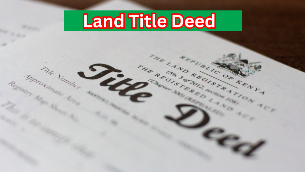 What Is A Land Title Deed What Is A Land Title Deed